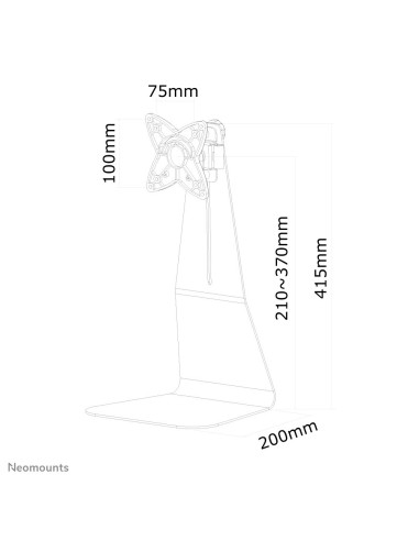 Neomounts by Newstar Supporto da scrivania per monitor