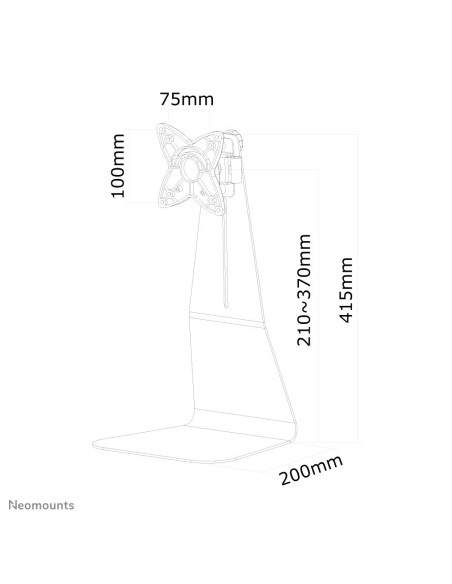 Neomounts by Newstar Supporto da scrivania per monitor