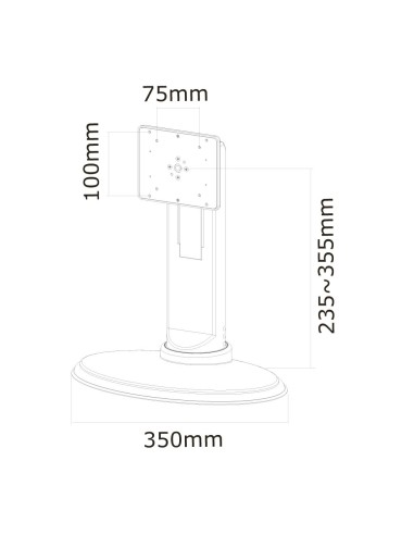 Neomounts by Newstar Supporto da scrivania per monitor