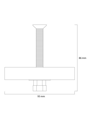 Neomounts by Newstar Piastra di montaggio per boccola
