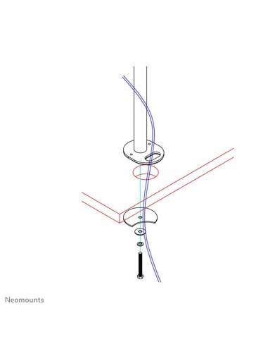 Neomounts by Newstar Piastra di montaggio per boccola.
