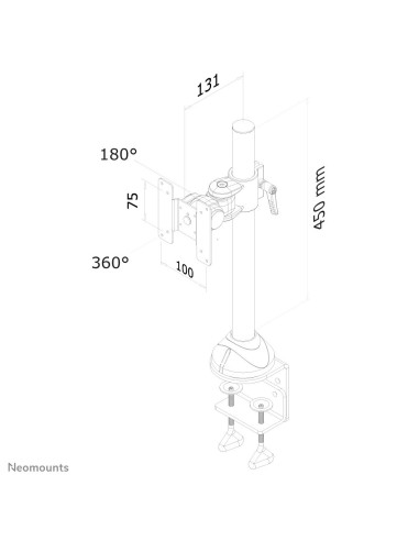 Neomounts by Newstar Supporto da scrivania per monitor