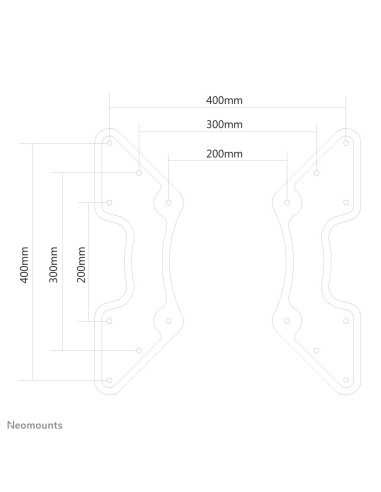 Neomounts by Newstar Piastra di conversione VESA