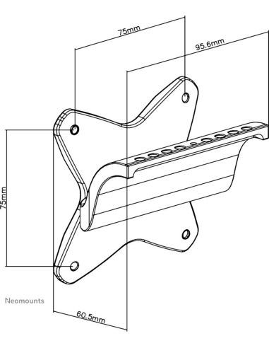 Neomounts by Newstar Piastra adattamento VESA iMac