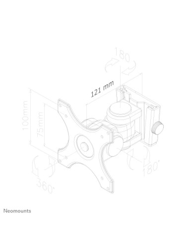 Neomounts by Newstar Supporto a parete per monitor TV