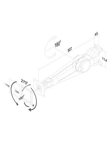 Neomounts by Newstar Supporto a parete NewStar per monitor TV