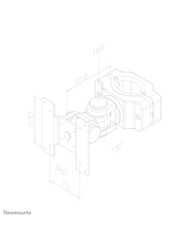 Neomounts by Newstar Supporto per monitor TV