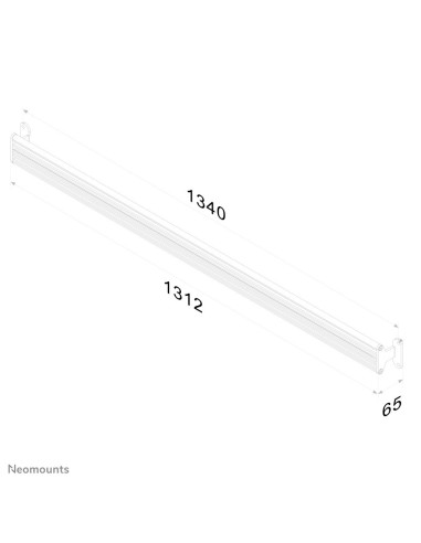 Neomounts by Newstar Barra portastrumenti per monitor TV