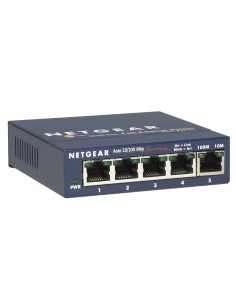 NETGEAR FS105-300PES switch di rete Non gestito L2 Fast Ethernet (10 100) Blu