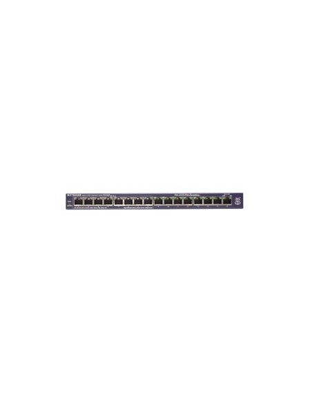 Netgear FS116PEU switch di rete Fast Ethernet (10 100) Supporto Power over Ethernet (PoE)
