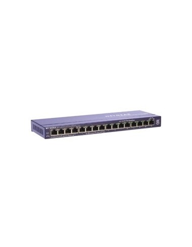 Netgear FS116PEU switch di rete Fast Ethernet (10 100) Supporto Power over Ethernet (PoE)