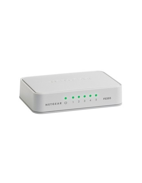 Netgear FS205 Non gestito Bianco