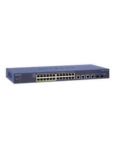 Netgear FS728TLP-100EUS switch di rete Gestito L2 Fast Ethernet (10 100) Supporto Power over Ethernet (PoE) Nero
