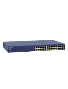 Netgear FS728TP-100EUS switch di rete Gestito Fast Ethernet (10 100) Supporto Power over Ethernet (PoE) Blu