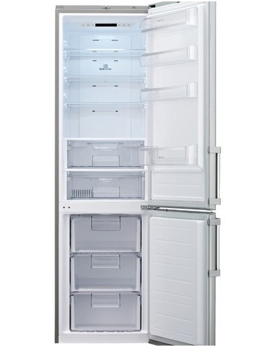 LG GBB530NSCQE frigorifero con congelatore Libera installazione 345 L Platino