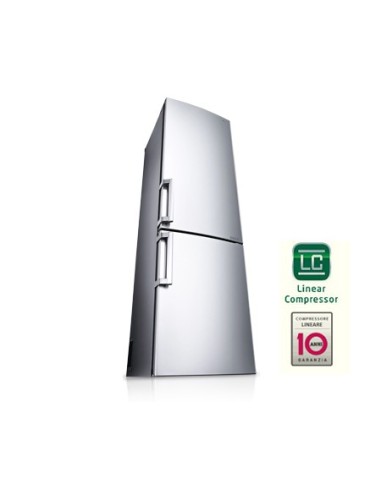 LG GBB530NSCXE frigorifero con congelatore Libera installazione 345 L Platino, Acciaio inossidabile