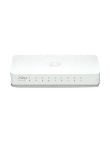 D-Link GO-SW-8E switch di rete Non gestito Fast Ethernet (10 100) Bianco