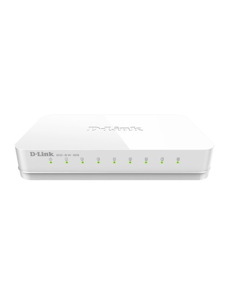 D-Link GO-SW-8G switch di rete Non gestito Bianco