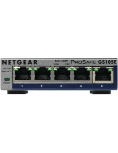 Netgear GS105E-200PES switch di rete Gestito L2 L3 Gigabit Ethernet (10 100 1000) Grigio