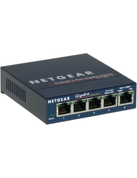 NETGEAR GS105 Non gestito Gigabit Ethernet (10 100 1000) Blu