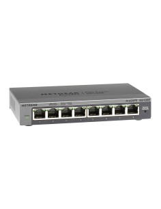 NETGEAR GS108E Gestito Gigabit Ethernet (10 100 1000) Nero