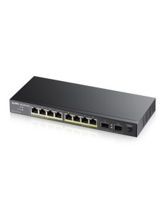 Zyxel GS1100-10HP Non gestito Gigabit Ethernet (10 100 1000) Supporto Power over Ethernet (PoE) 1U Nero