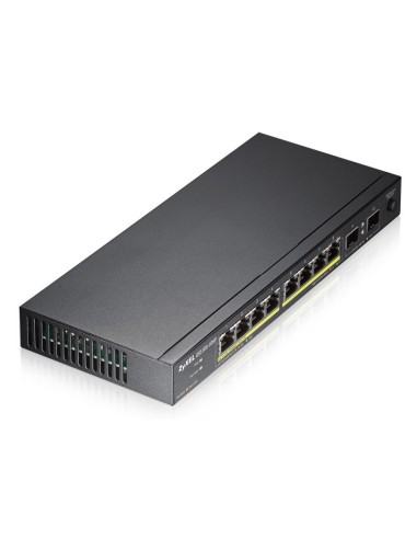 Zyxel GS1100-10HP Non gestito Gigabit Ethernet (10 100 1000) Supporto Power over Ethernet (PoE) 1U Nero