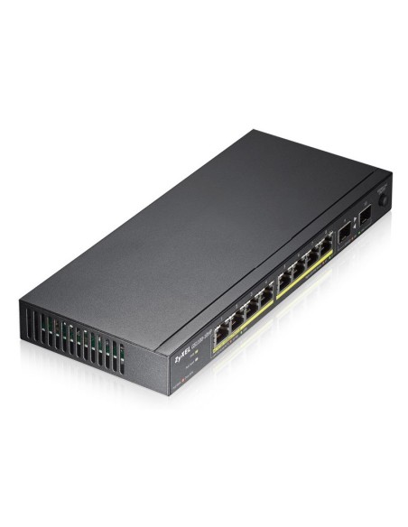 Zyxel GS1100-10HP Non gestito Gigabit Ethernet (10 100 1000) Supporto Power over Ethernet (PoE) 1U Nero