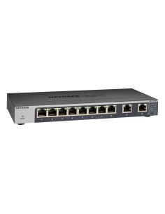 Netgear GS110MX Non gestito 10G Ethernet (100 1000 10000) Nero