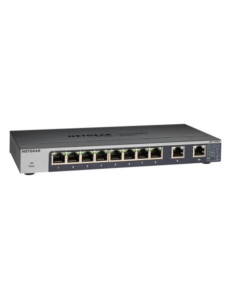 Netgear GS110MX Non gestito 10G Ethernet (100 1000 10000) Nero