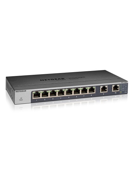 Netgear GS110MX Non gestito 10G Ethernet (100 1000 10000) Nero