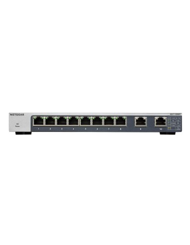 Netgear GS110MX Non gestito 10G Ethernet (100 1000 10000) Nero