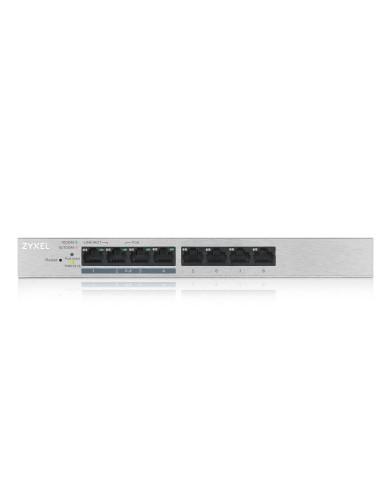 Zyxel GS1200-8HP-EU switch di rete Gestito L2 Gigabit Ethernet (10 100 1000) Supporto Power over Ethernet (PoE) Grigio