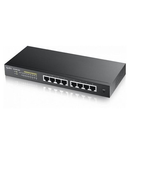 Zyxel GS1900-8HP Gestito L2 Gigabit Ethernet (10 100 1000) Supporto Power over Ethernet (PoE) Nero