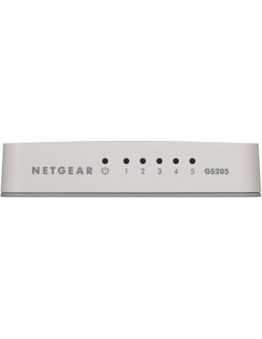 NETGEAR GS205 Non gestito Gigabit Ethernet (10 100 1000) Bianco