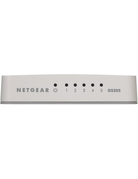 NETGEAR GS205 Non gestito Gigabit Ethernet (10 100 1000) Bianco