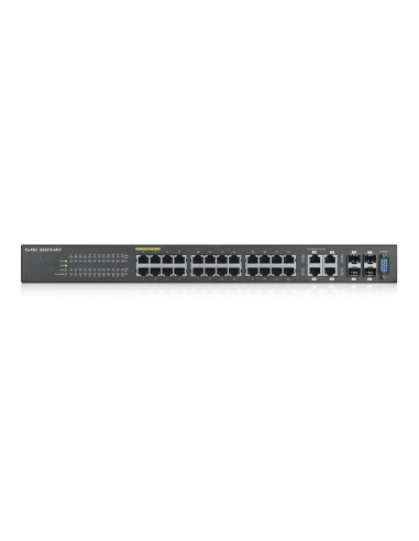 Zyxel GS2210-24LP Gestito L2 Gigabit Ethernet (10 100 1000) Supporto Power over Ethernet (PoE) 1U Nero