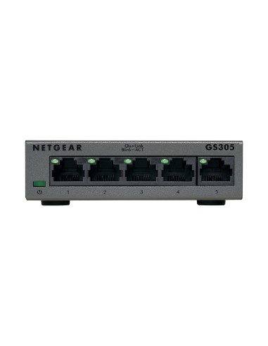 Netgear GS305-100PES switch di rete Non gestito L2 Gigabit Ethernet (10 100 1000) Grigio