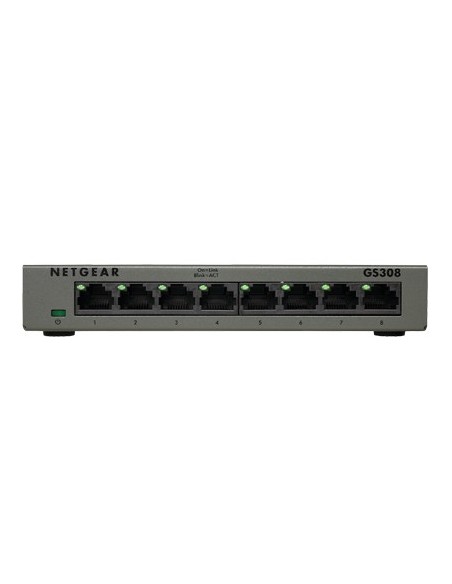NETGEAR GS308 Non gestito Gigabit Ethernet (10 100 1000) Grigio