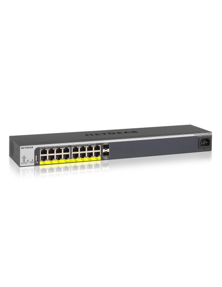 Netgear GS418TPP Gestito L2 L3 L4 Gigabit Ethernet (10 100 1000) Supporto Power over Ethernet (PoE) Nero Netgear GS418TPP Gestito L2 L3 L4 Gigabit Ethernet (10 100 1000) Supporto Power over Ethernet (PoE) Nero