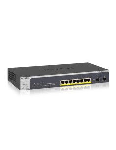 Netgear GS510TLP Gestito L2 L3 L4 Gigabit Ethernet (10 100 1000) Supporto Power over Ethernet (PoE) Nero