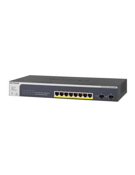 Netgear GS510TPP Gestito L2 L3 L4 Gigabit Ethernet (10 100 1000) Supporto Power over Ethernet (PoE) Nero