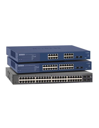 Netgear GS716T Gestito Gigabit Ethernet (10 100 1000) Nero