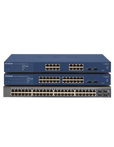 Netgear GS716T Gestito Gigabit Ethernet (10 100 1000) Nero