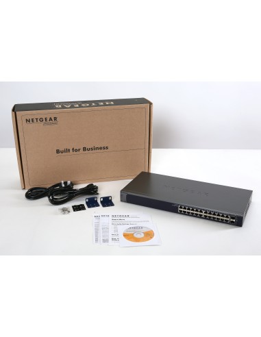 Netgear ProSAFE GS724Tv4 Gestito L3 Gigabit Ethernet (10 100 1000) Blu