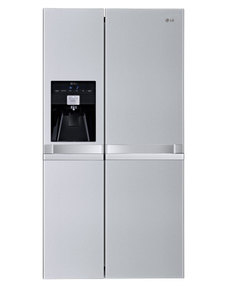 LG GSL545NSYZ frigorifero side-by-side Libera installazione 540 L Grigio, Acciaio inossidabile