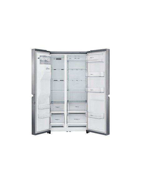 LG GSL760PZXV frigorifero side-by-side Libera installazione 601 L F Acciaio inossidabile