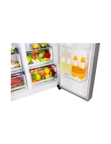 LG GSL761PZUZ frigorifero side-by-side Libera installazione 601 L F Acciaio inossidabile