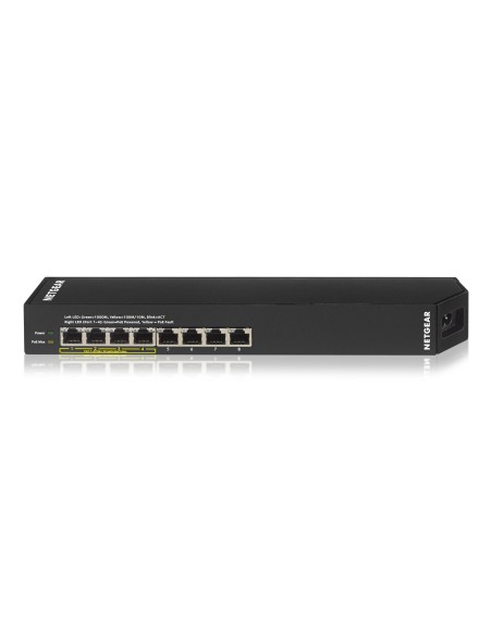 Netgear GSS108EPP Gestito L2 Gigabit Ethernet (10 100 1000) Supporto Power over Ethernet (PoE) Nero