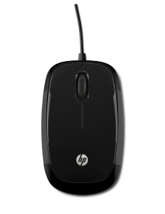 HP Mouse cablato nero luminoso X1200